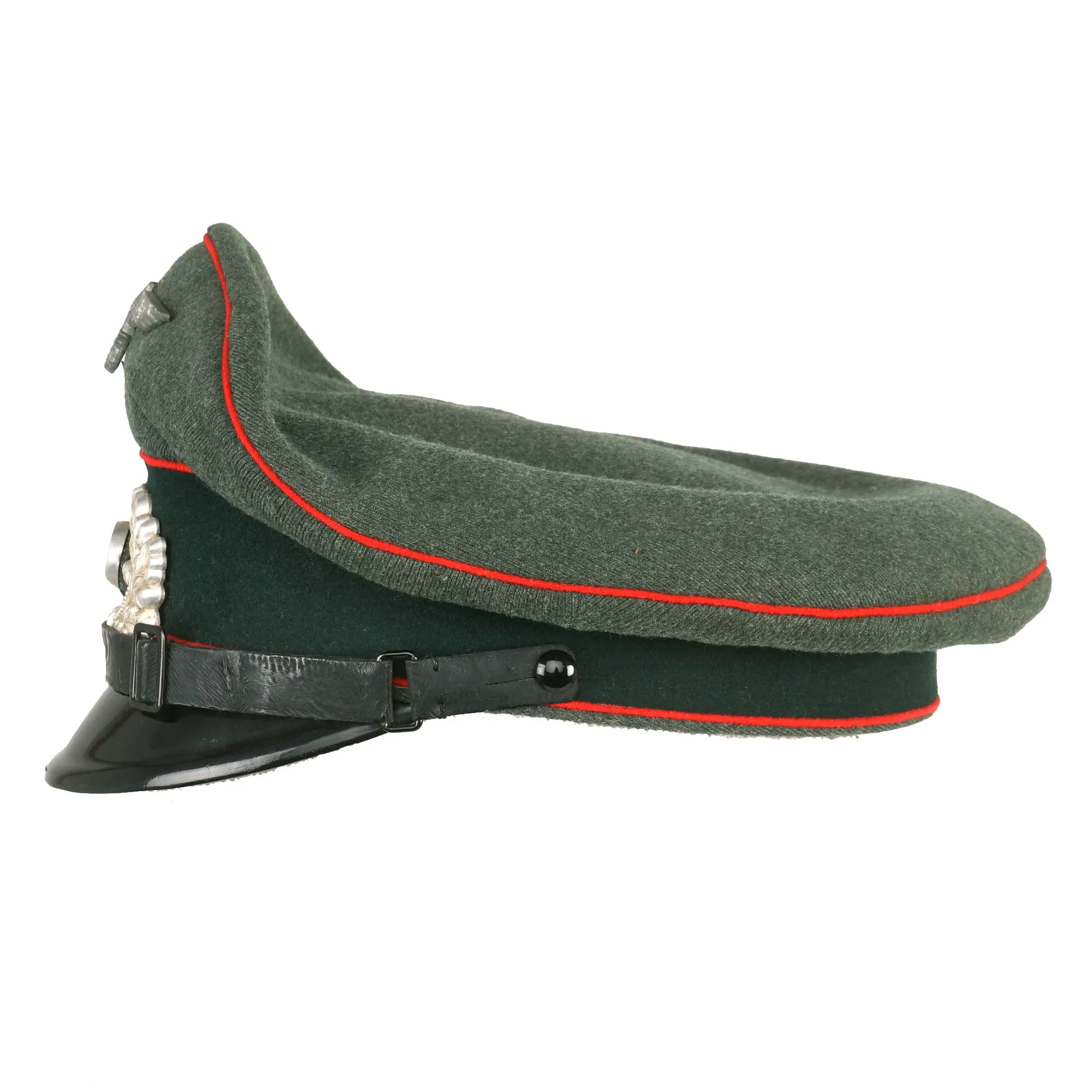 Original German WWII 1938 Dated Heer 97th Artillery Regiment EM/NCO Schirmmütze Visor Crush Cap by Wilhelm Wethekam - Size 56