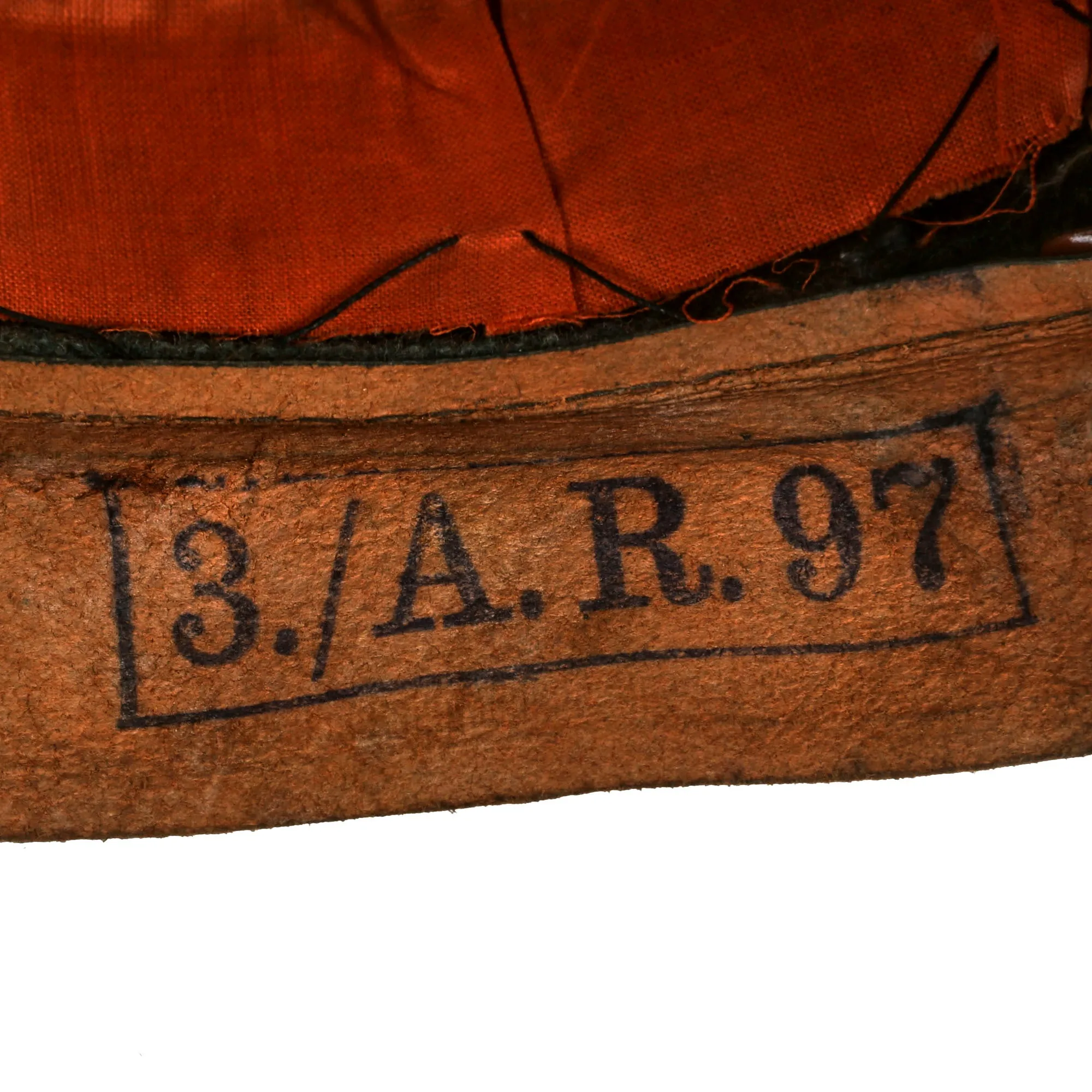 Original German WWII 1938 Dated Heer 97th Artillery Regiment EM/NCO Schirmmütze Visor Crush Cap by Wilhelm Wethekam - Size 56