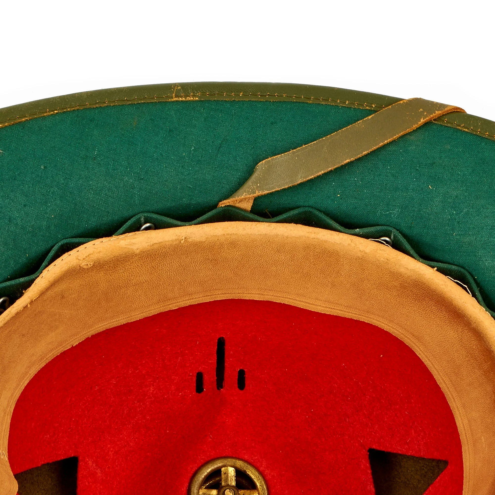 Original German WWII 1942 dated 2nd Model Afrikakorps DAK Sun Helmet by APN with Badges & Ultrasin Goggles - size 59