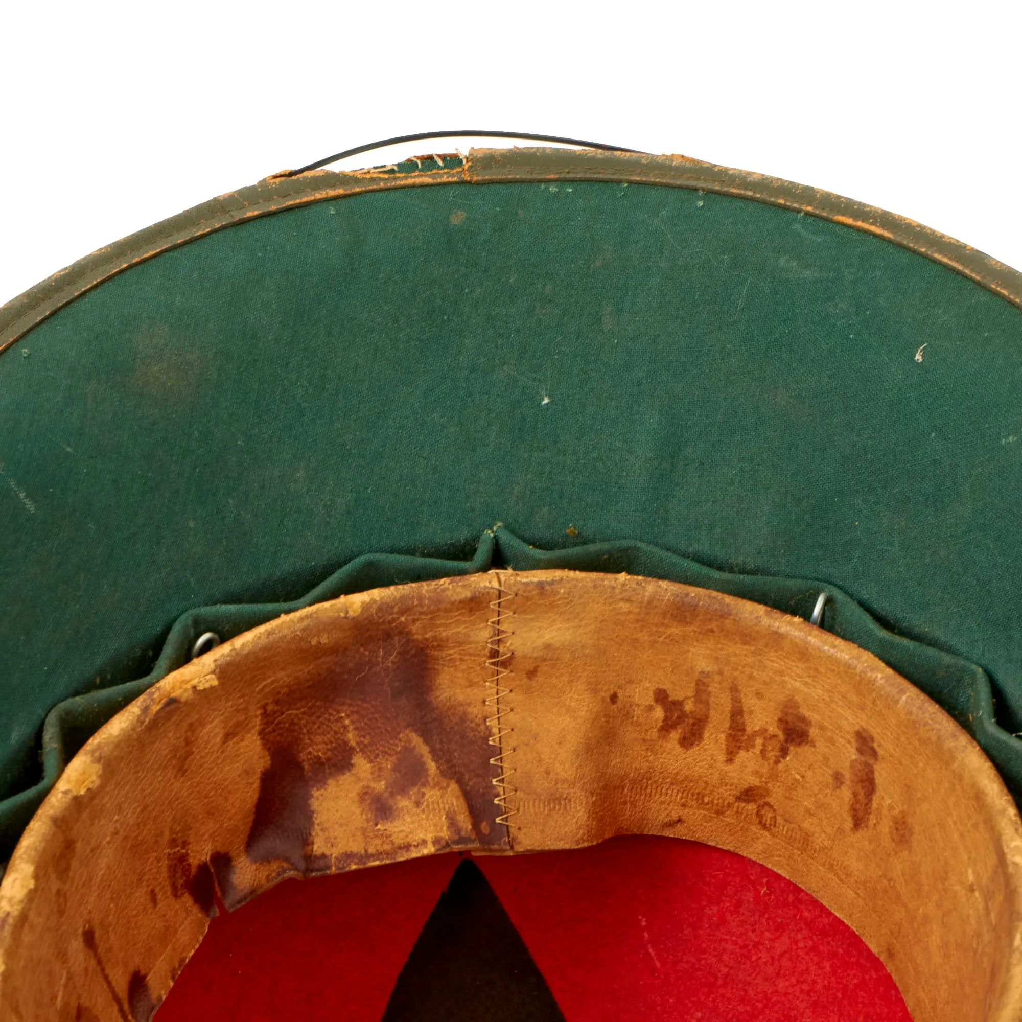 Original German WWII 1942 dated 2nd Model Afrikakorps DAK Sun Helmet by APN with Eye Shields - size 55
