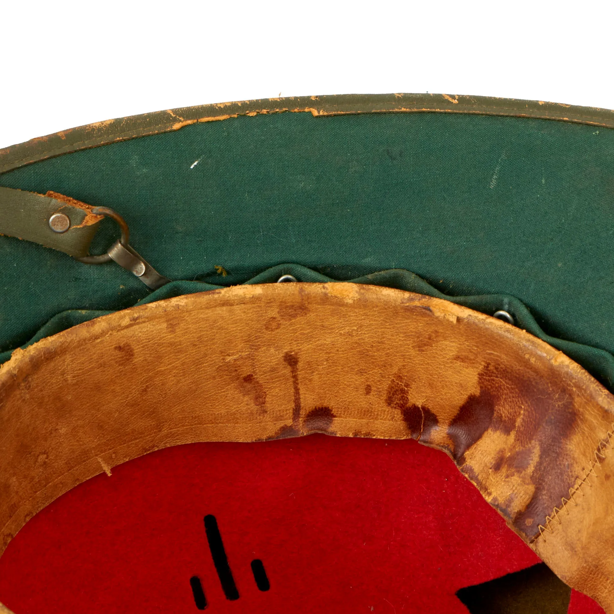 Original German WWII 1942 dated 2nd Model Afrikakorps DAK Sun Helmet by APN with Eye Shields - size 55