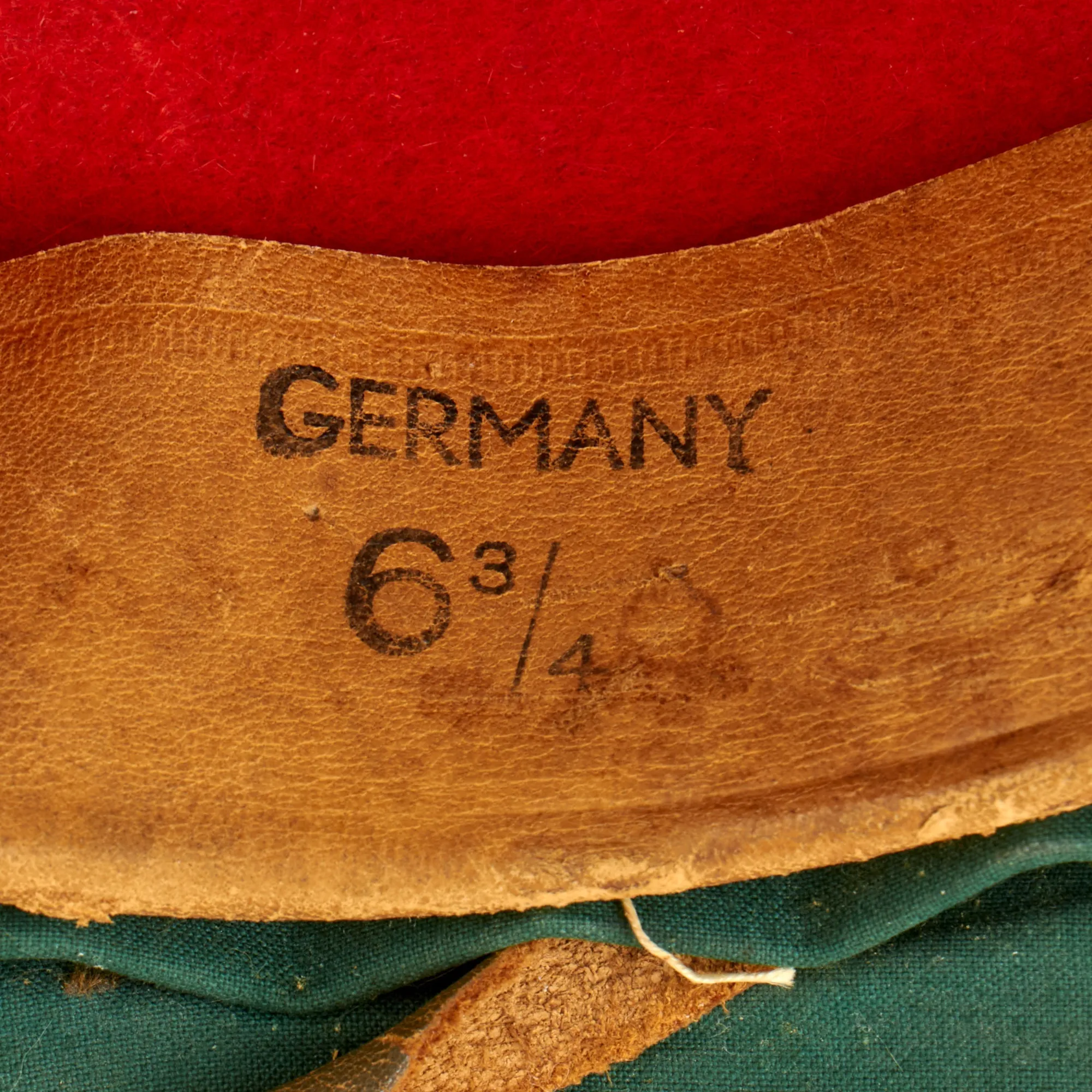 Original German WWII 1942 dated 2nd Model Afrikakorps DAK Sun Helmet by APN with Eye Shields - size 55