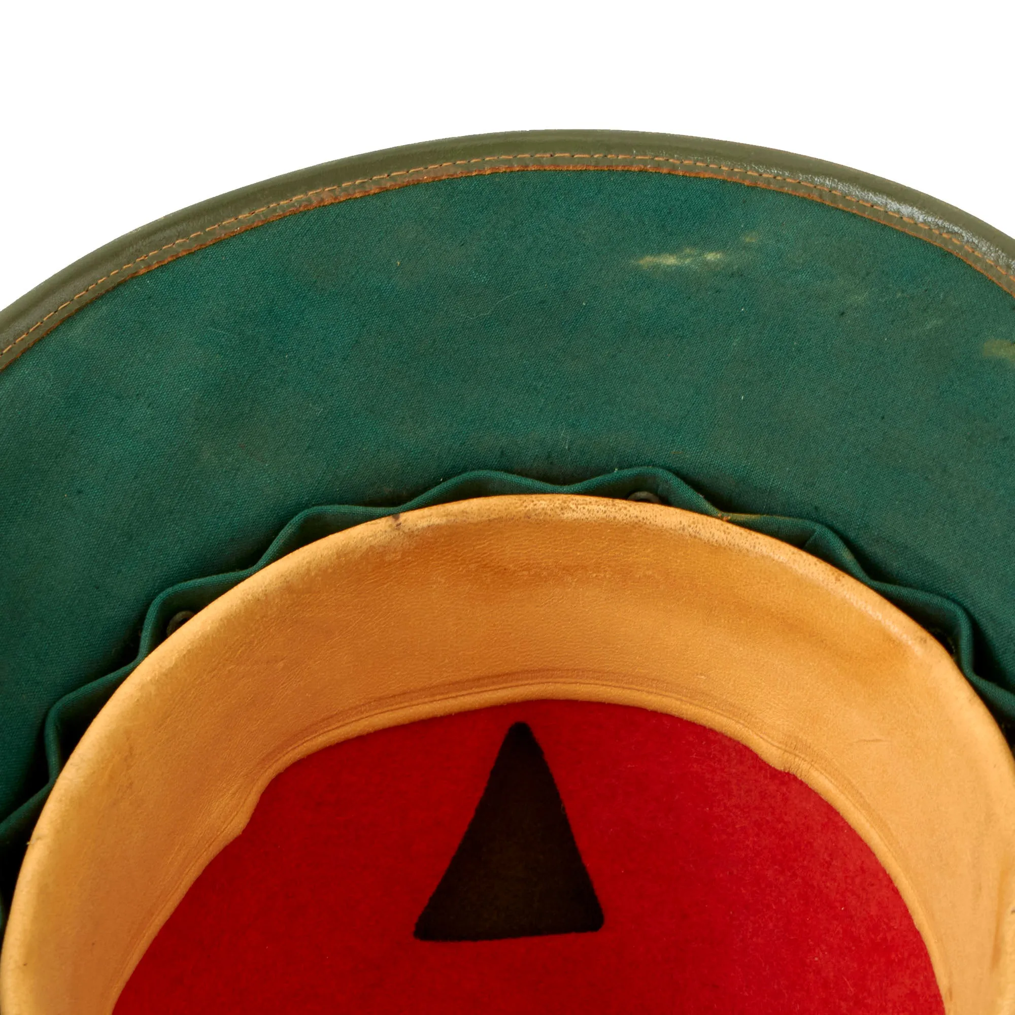 Original German WWII 1942 dated 2nd Model Afrikakorps DAK Sun Helmet by F.ST.L with Eye Shields - size 56