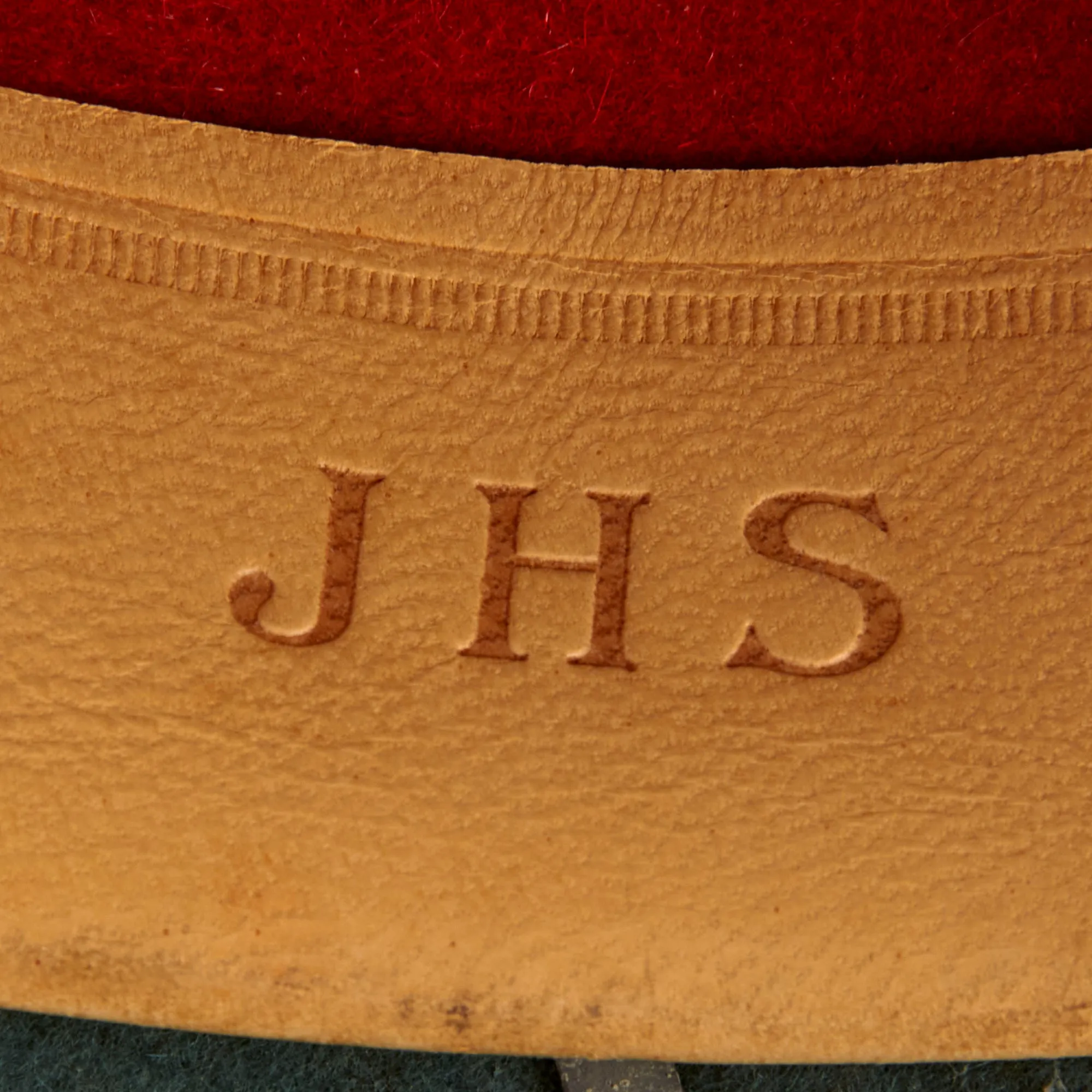 Original German WWII 1942 Dated 2nd Model Afrikakorps DAK Sun Helmet by JHS with Eye Shields - Size 55cm