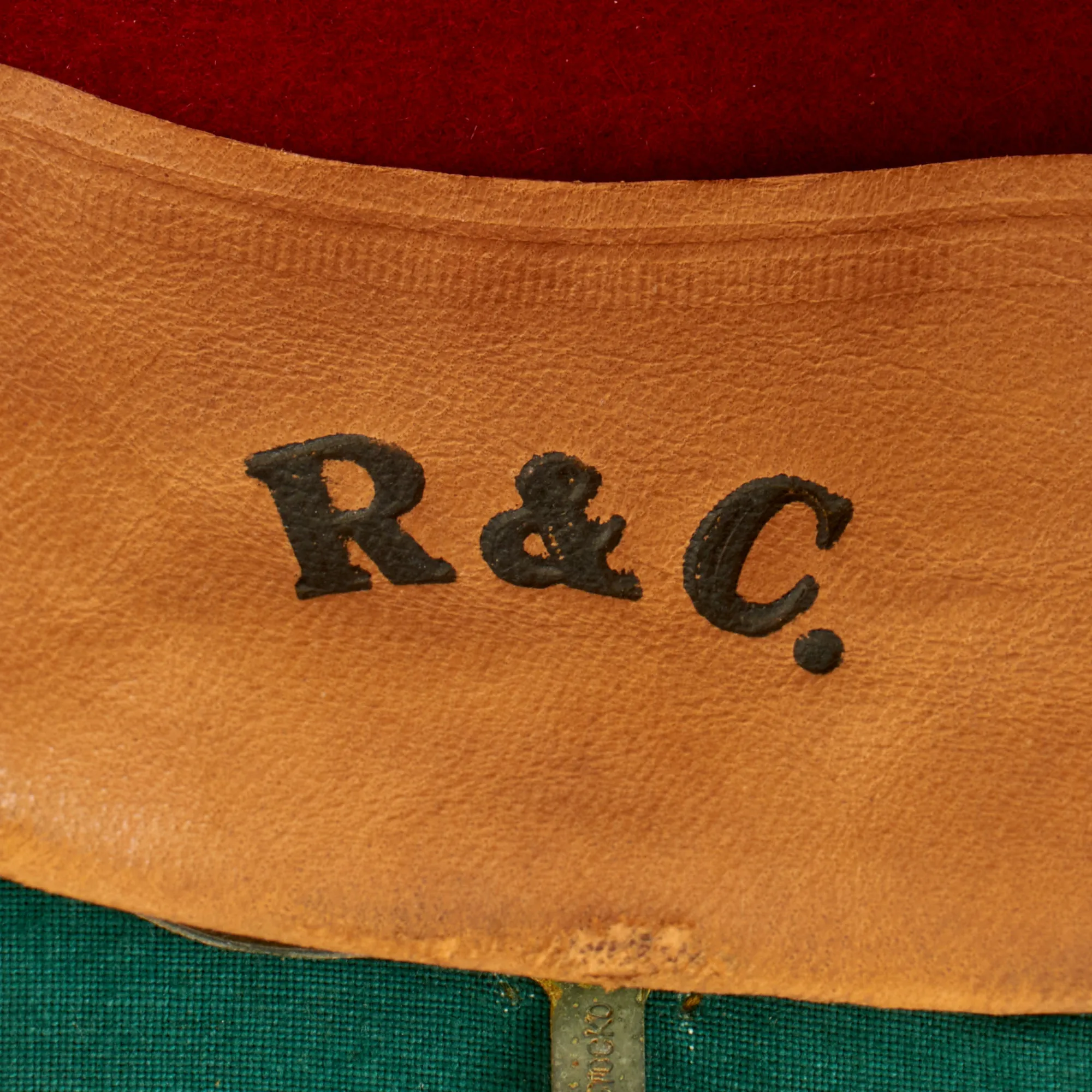 Original German WWII 1942 dated 2nd Model Afrikakorps DAK Sun Helmet by R & C. with Badges - size 57