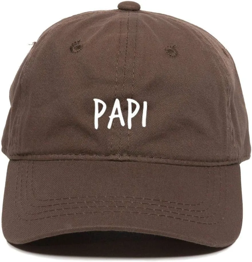 Papi Embroidered Baseball Cap Cotton Adjustable Dad Hat
