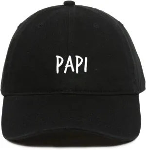 Papi Embroidered Baseball Cap Cotton Adjustable Dad Hat