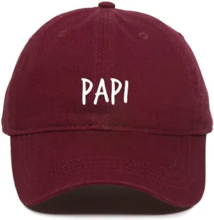 Papi Embroidered Baseball Cap Cotton Adjustable Dad Hat