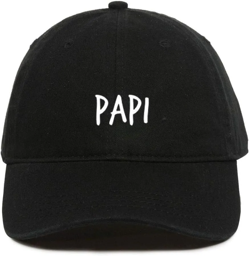 Papi Embroidered Baseball Cap Cotton Adjustable Dad Hat