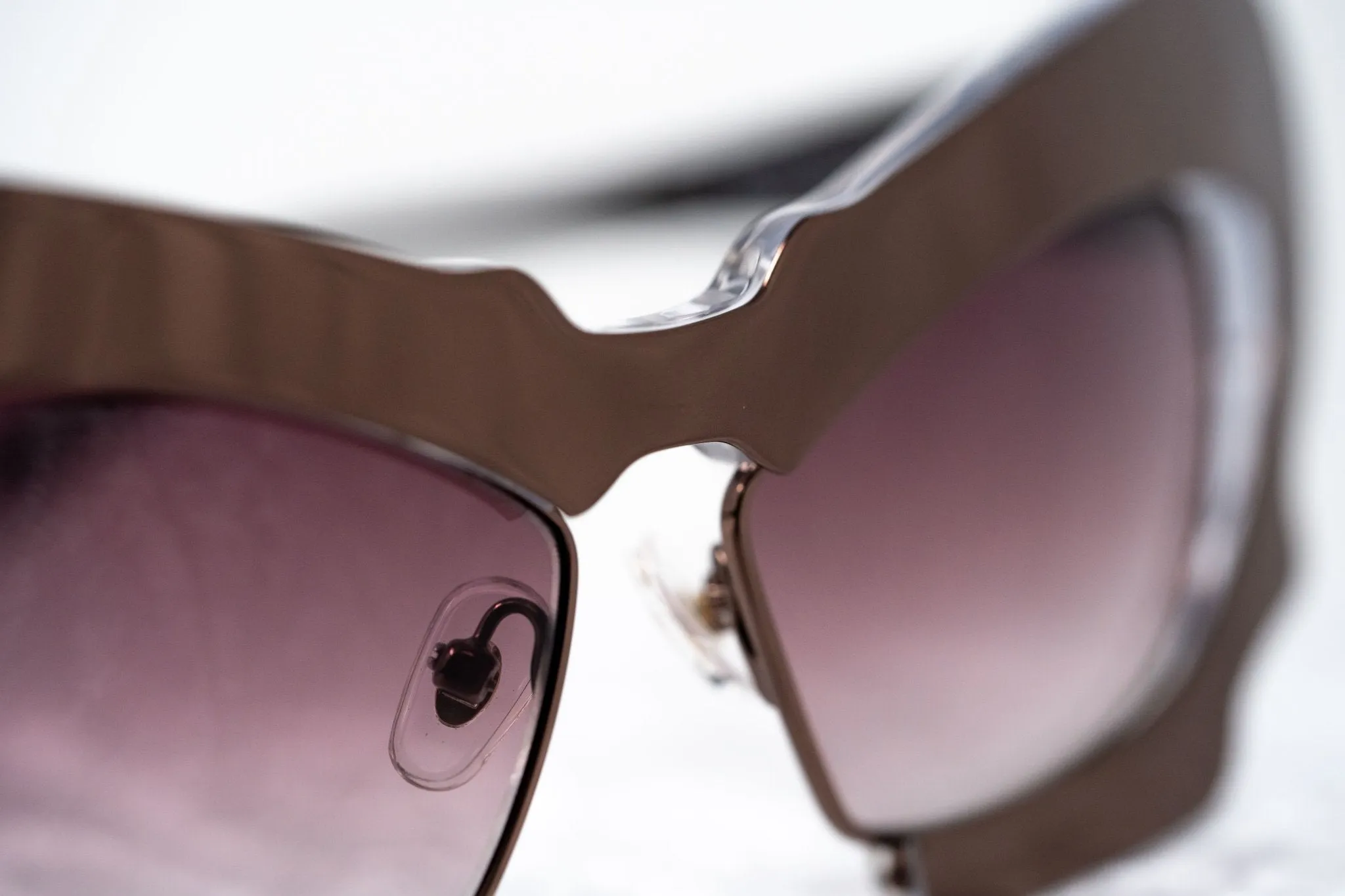 Prabal Gurung Sunglasses Cat Eye Special Chocolate Bronze and Red