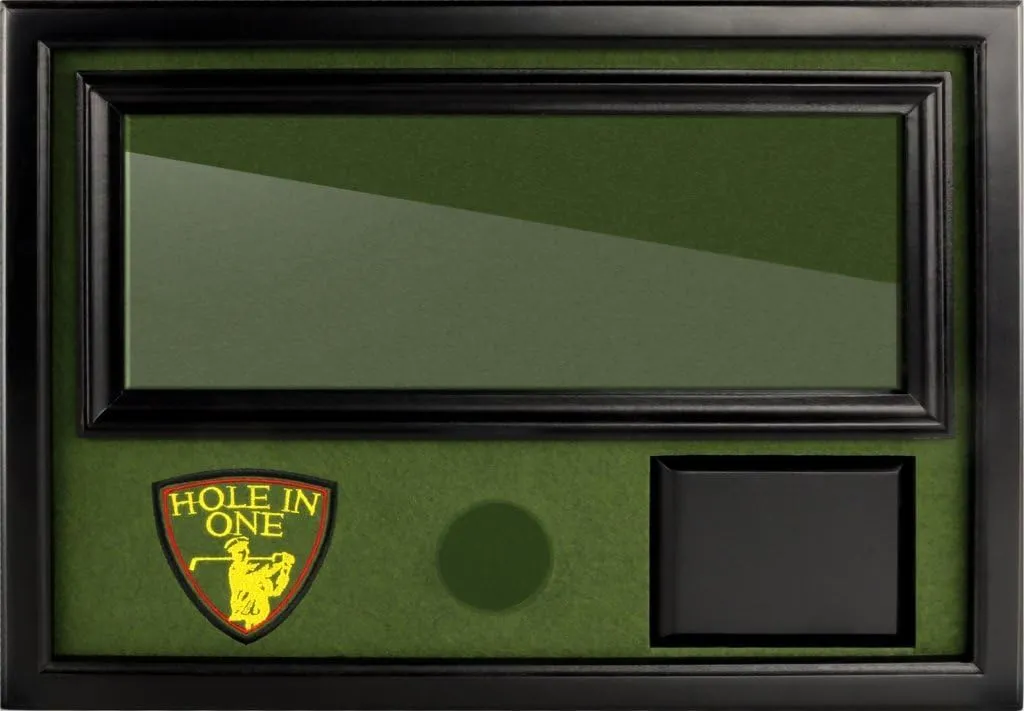 ProActive Sports Hole in One Ball and Scorecard Display (15.5 x 11) - Black