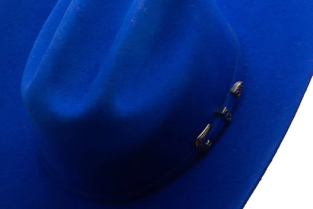 Prohats Men's Texas Blue Open Crown Hat