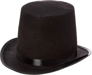 Rhode Island Novelty Black Felt Top Hat