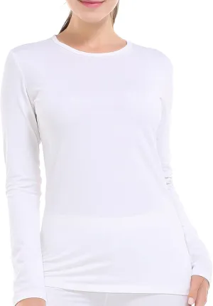 Subuteay Womens Thermal Tops Turtleneck Crew Neck Fleece Lined Shirt Long Sleeve Base Layer Undershirt