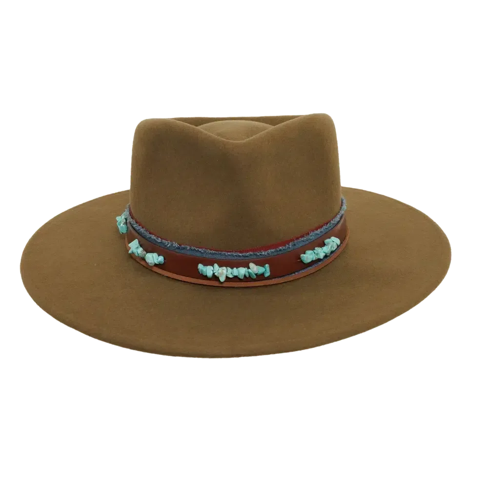 Trooper | Mens Wide Brim Felt Fedora Hat