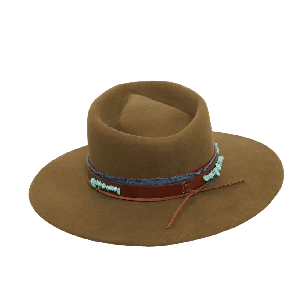 Trooper | Mens Wide Brim Felt Fedora Hat