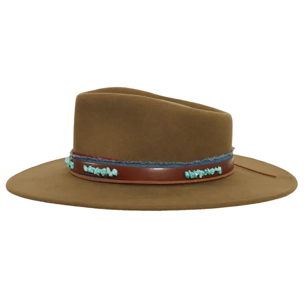 Trooper | Mens Wide Brim Felt Fedora Hat