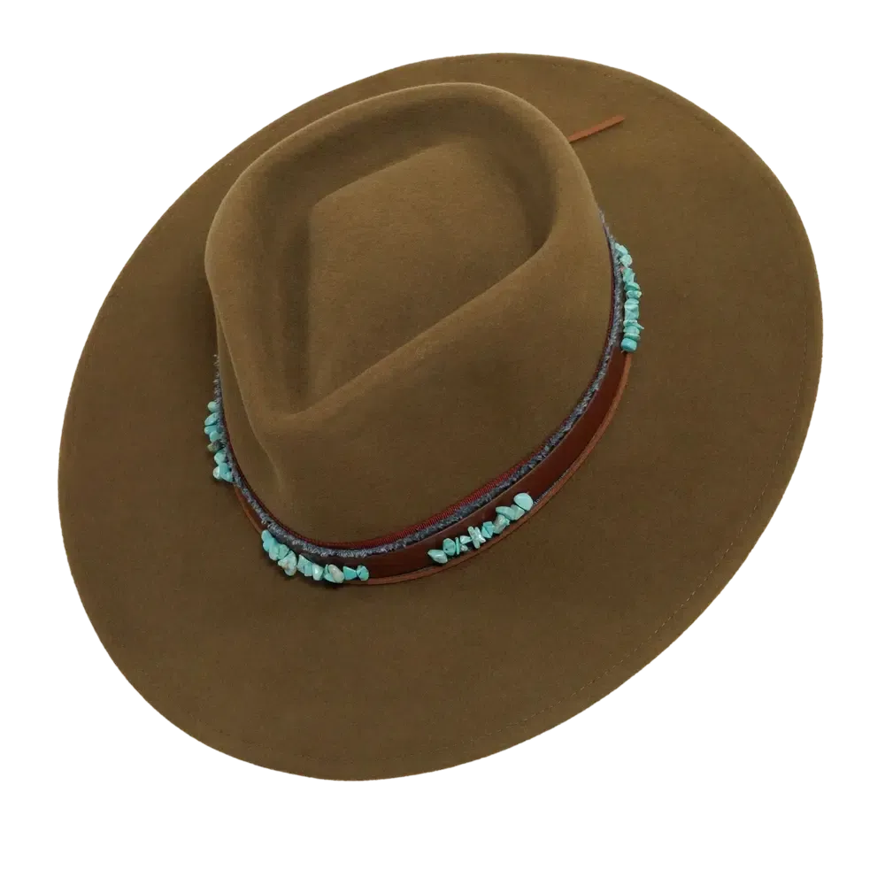 Trooper | Mens Wide Brim Felt Fedora Hat
