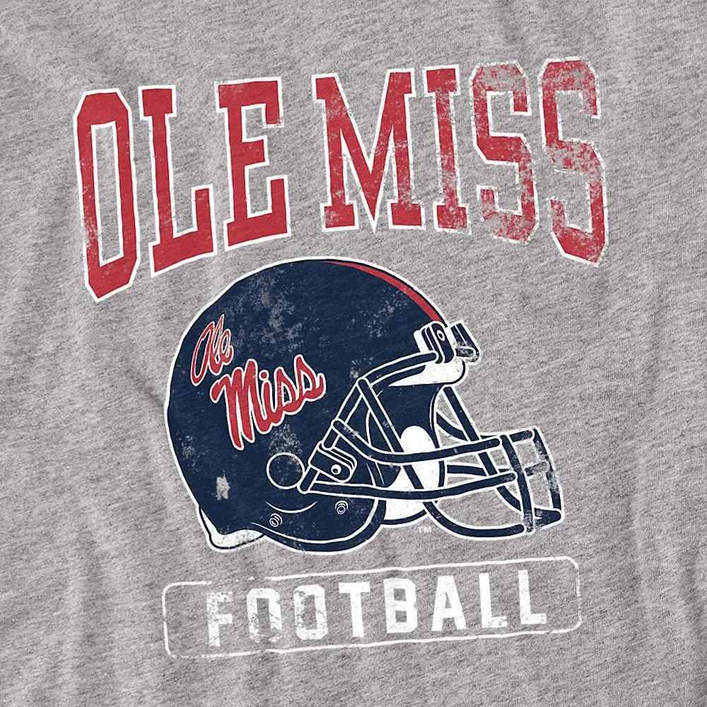 University of Mississippi Official Football Helmet Unisex Adult T Shirt