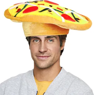 Wittocs Pizza Hat for Adult Men Women Christmas Xmas Funny Pizza Hat Halloween Party Fancy Costume Party