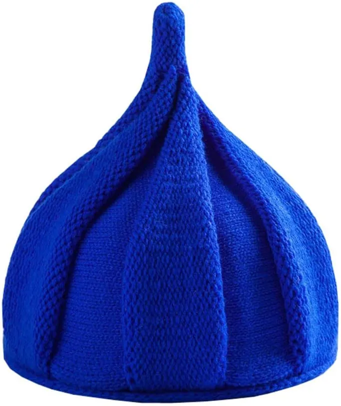 Women Winter Knitted Cone Hat Warm Skull Beanie Fashionable Hats, 2 Pack