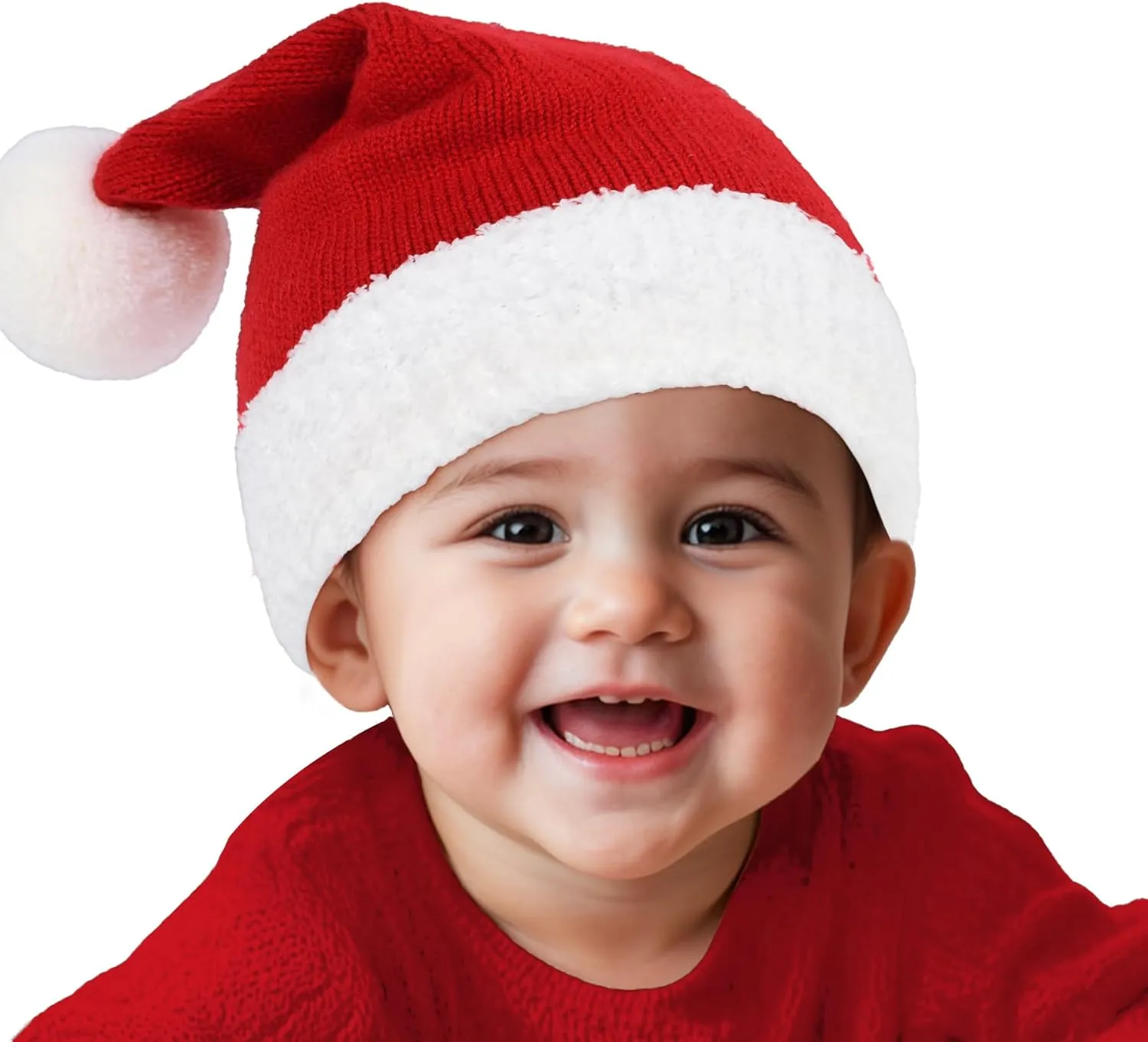 Zando Newborn Baby Girls Hats with Cute Bow Warm Baby Winter Hat Knitted Infant Hat Baby Beanies for Boys Girls 0-6 Months