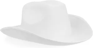 Zodaca Felt Cowboy Hat for Men and Women, Western Cowgirl Hat for Halloween Costume Birthday Bachelorette Party (Adult Size)